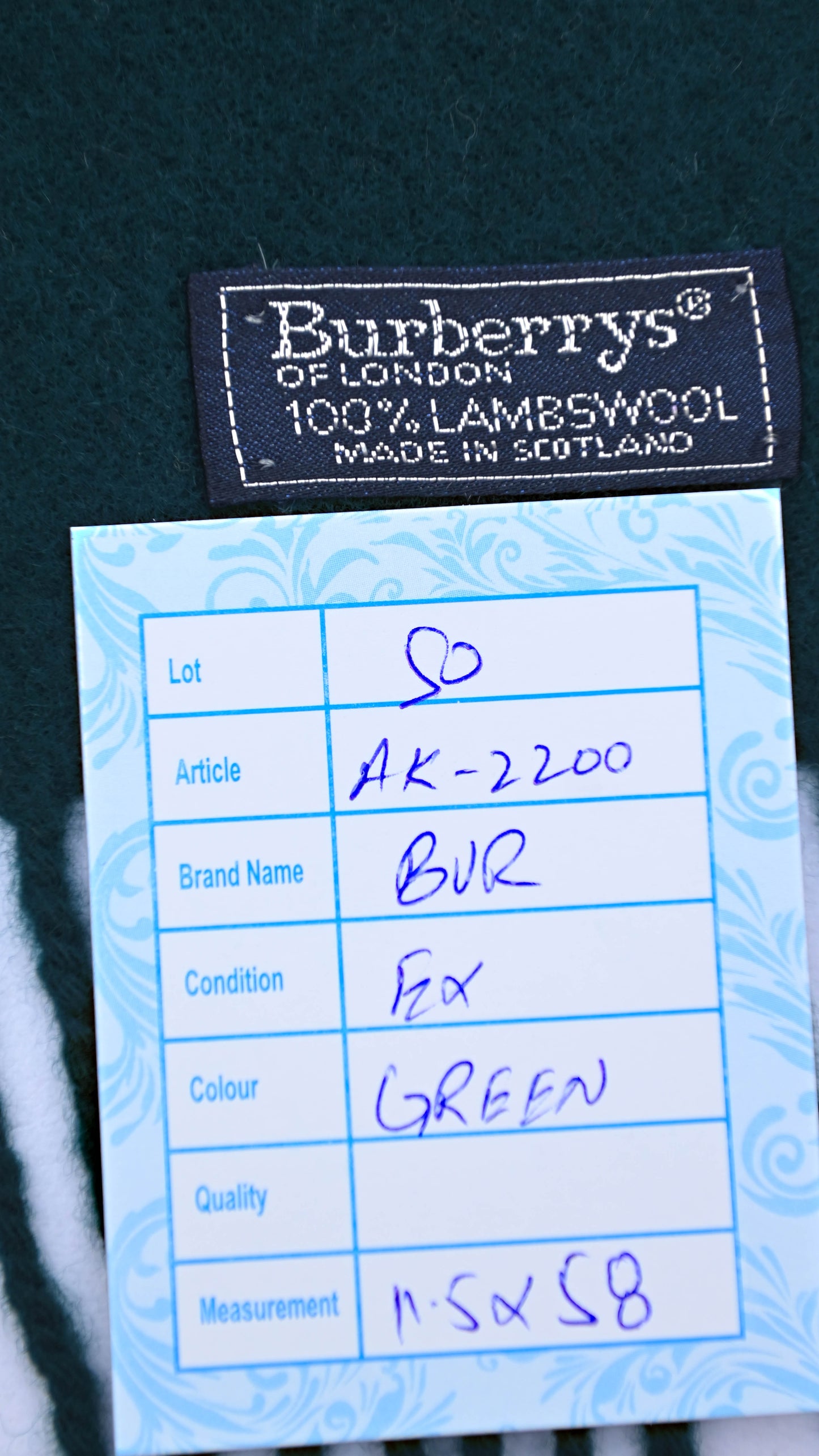 BURBERRY SCARF