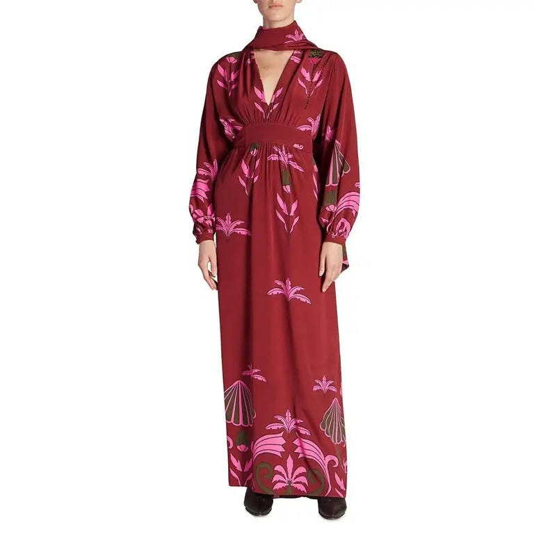 SILK MAXI DRESS